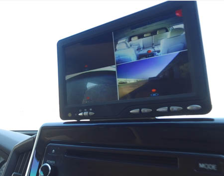 Armoured Toyota Land Cruiser 200 CCTV System