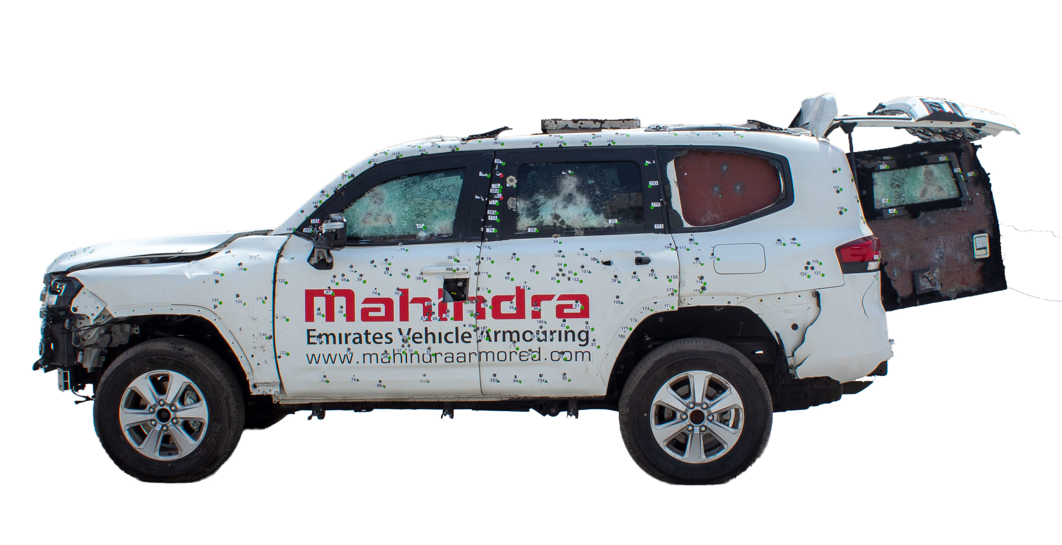 Mahindra Armoured Toyota Land Cruiser 300 Testing UAE