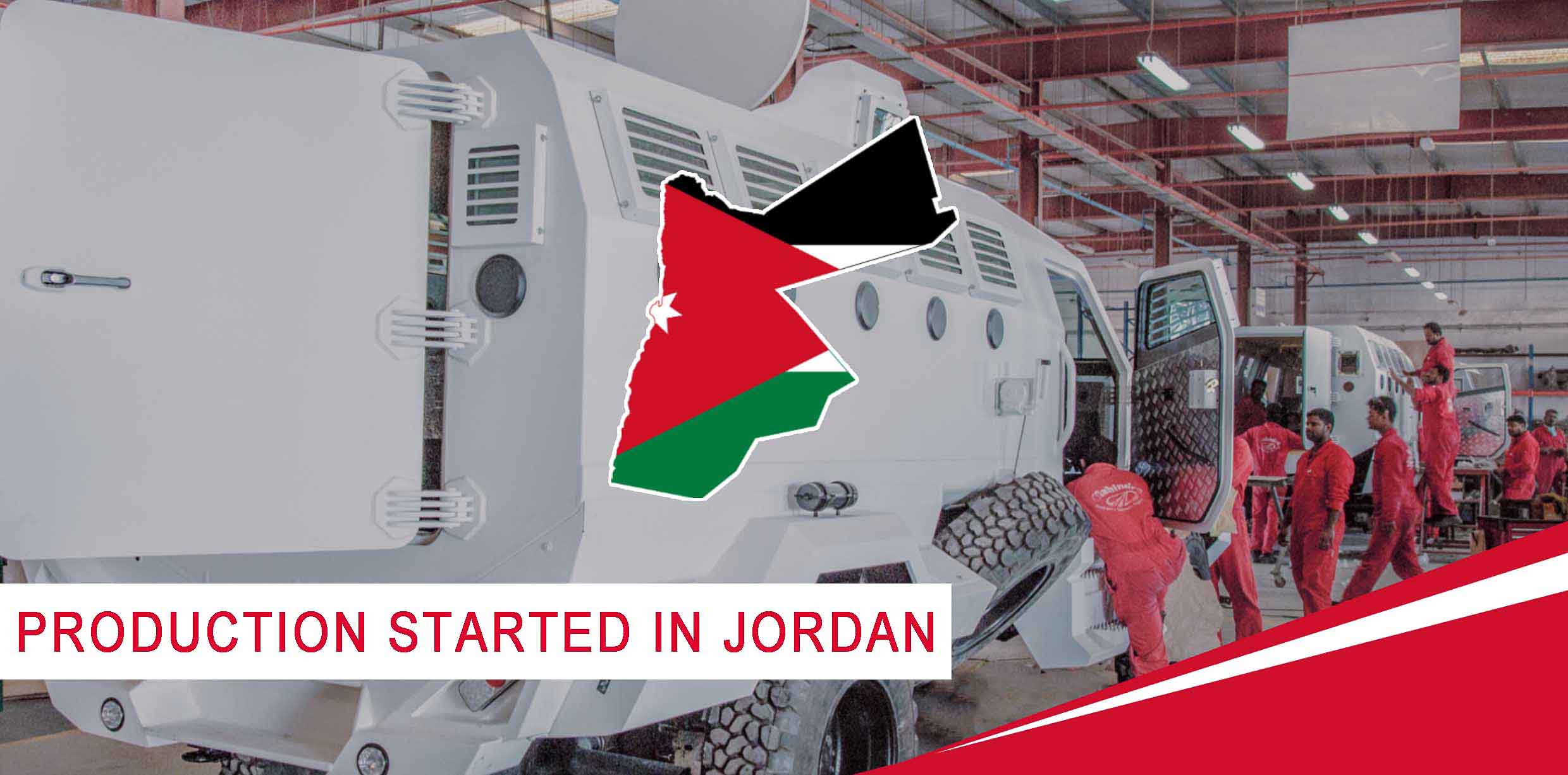 Mahindra Emirates Vehicle Armouring Jordan Facility