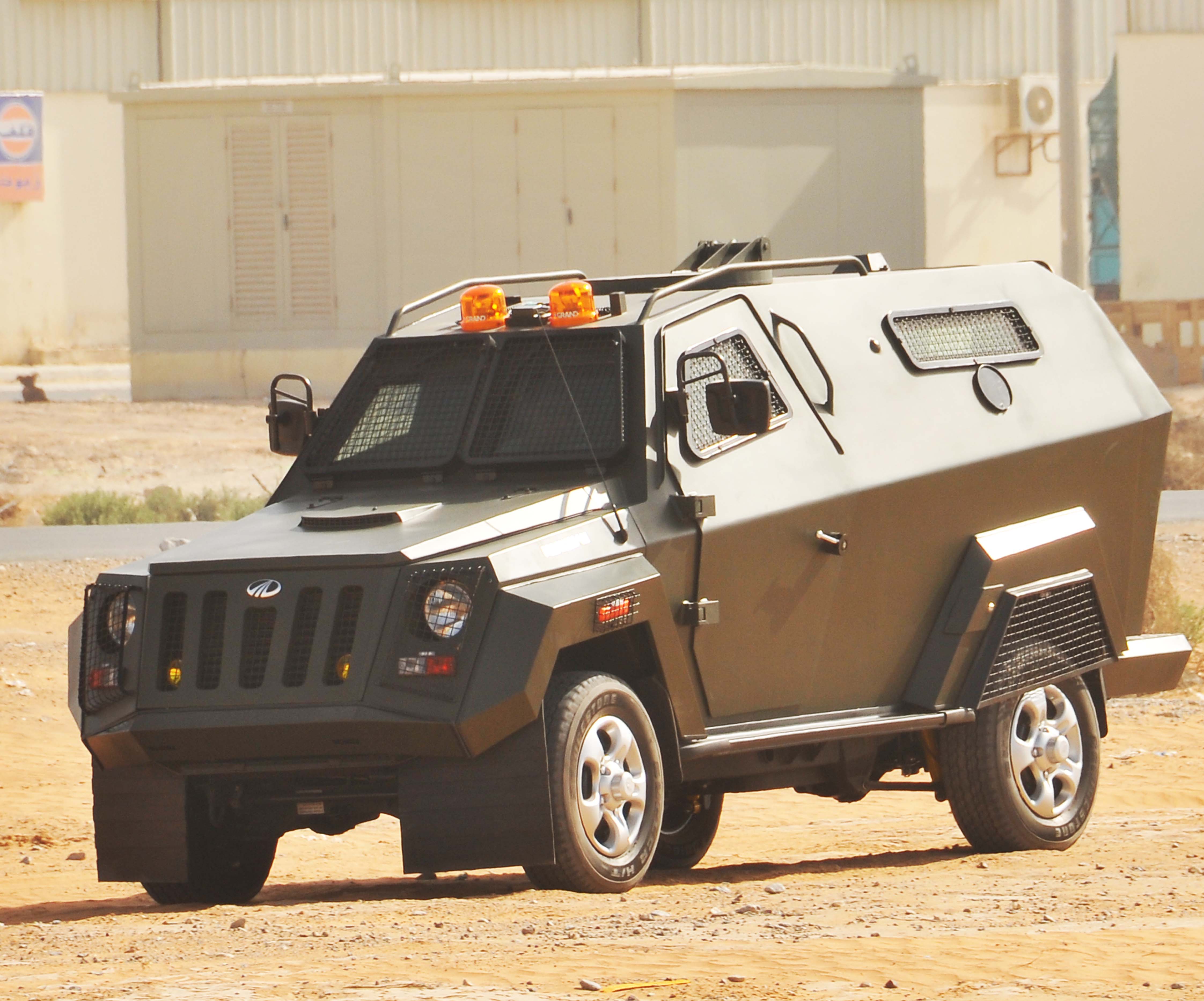        The Mahindra Marksman APC Light Armoured Personnel Carrier