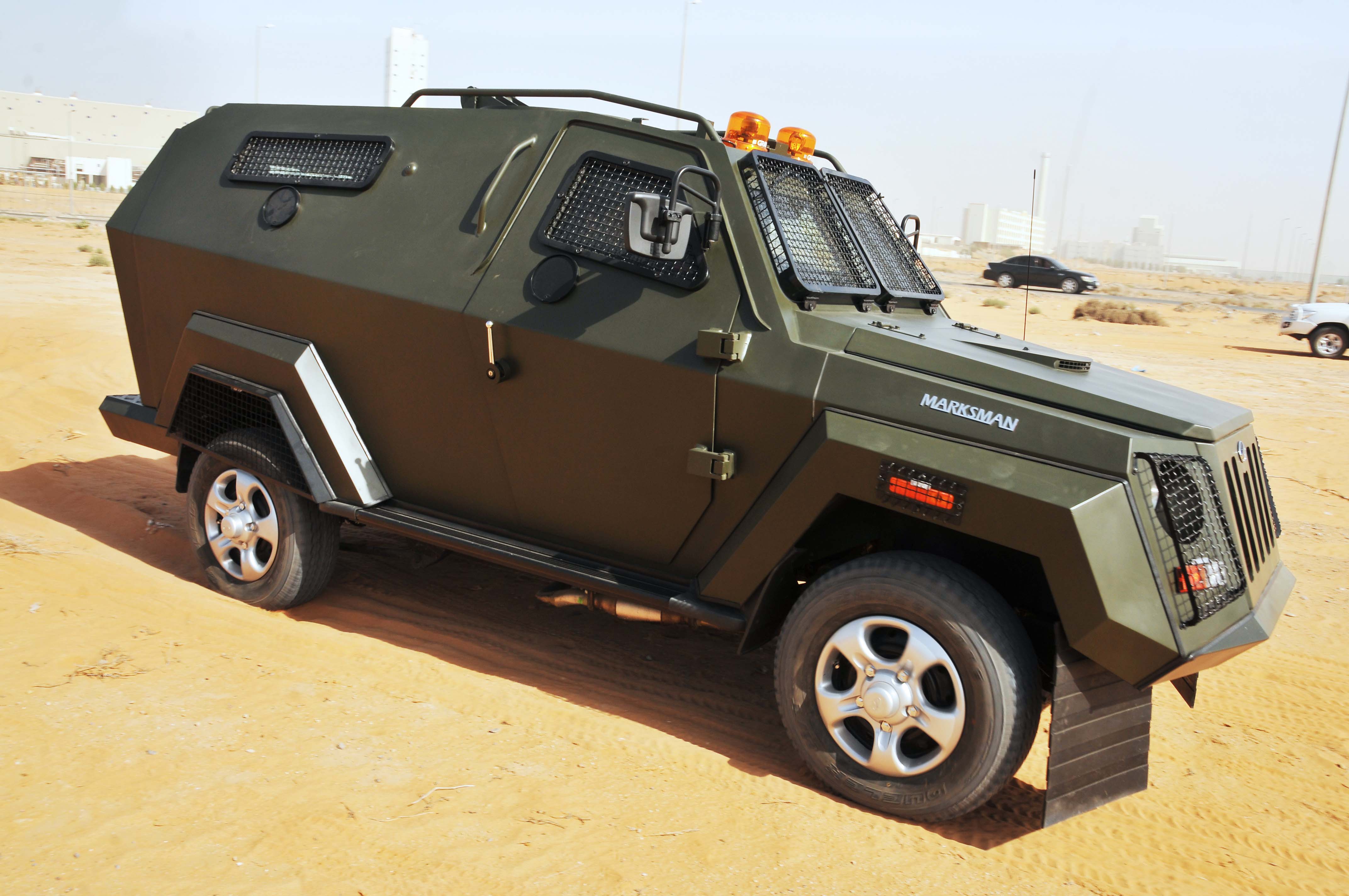        The Mahindra Marksman APC Light Armoured Personnel Carrier
